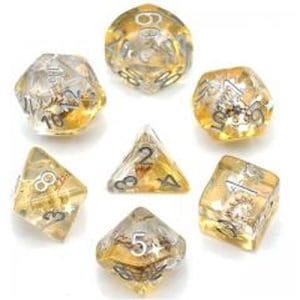 DnDice Acrylic Alchemy: Sea Shore Dice Set