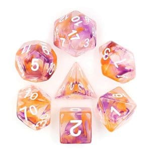 DnDice Acrylic Alchemy: Shepherds' Tempest Dice Set