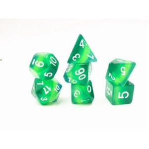 DnDice Acrylic Alchemy: Slime Time Dice Set