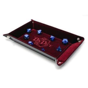 DnDice Adventure Gear: Balor Burgundy Dice Tray