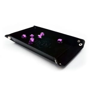 DnDice Adventure Gear: Death Knight Black Dice Tray