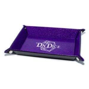 DnDice Adventure Gear: Glitter Purple Dice Tray