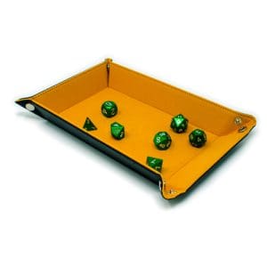 DnDice Adventure Gear: Salamander Orange Dice Tray