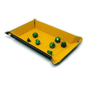 DnDice Adventure Gear: Solar Yellow Dice Tray