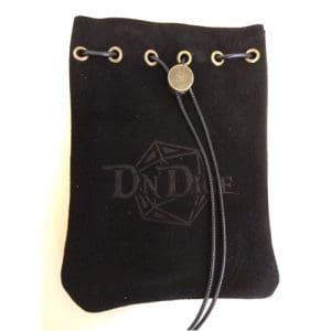 DnDice Adventure Gear: Suede Black Bag of Holding
