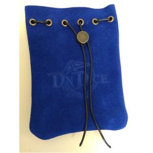 DnDice Adventure Gear: Suede Blue Bag of Holding