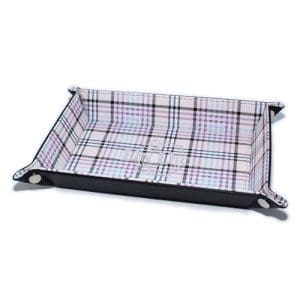 DnDice Adventure Gear: Tartan Light Pink Dice Tray