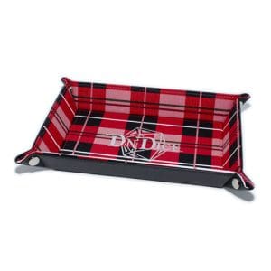 DnDice Adventure Gear: Tartan Red Dice Tray