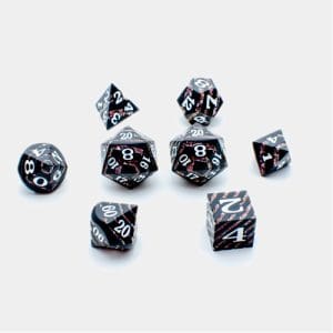 DnDice Dragon Core: Chaos Black Dice Set