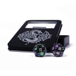 DnDice Dragon Core: Chaos Pure Dice Set