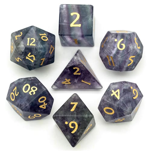 DnDice Legendary Spell Fury: Florite Dice Set DnDice Legendary Spell Fury: Florite Dice Set