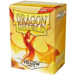 Dragon Shield Matte Yellow Sleeves (100)