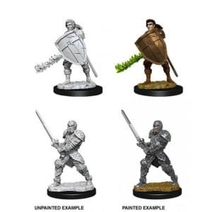 Dungeons & Dragons: Nolzur's Marvelous Miniatures - Male Human Fighter (WAVE 8)