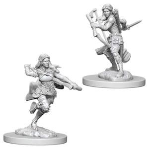 Dungeons & Dragons: Nolzur's Marvelous Unpainted Miniatures: Air Genasi Female Rogue (Wave 4)