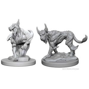 Dungeons & Dragons: Nolzur's Marvelous Unpainted Miniatures: Blink Dogs (Wave 1)