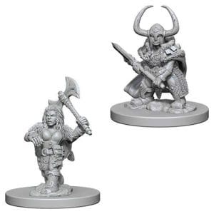 Dungeons & Dragons: Nolzur's Marvelous Unpainted Miniatures: Dwarf Female Barbarian (Wave 4)