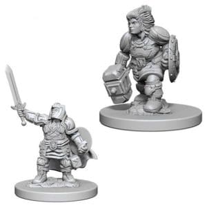 Dungeons & Dragons: Nolzur's Marvelous Unpainted Miniatures: Dwarf Female Paladin (Wave 3)