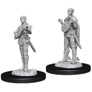 Dungeons & Dragons: Nolzur's Marvelous Unpainted Miniatures: Female Half Elf Bard (Wave 7)