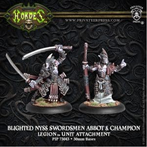Everblight Swordsmen Abbott & Champion (2)