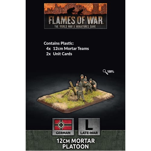 Flames of War: 12cm Mortar Platoon (x6 Plastic)