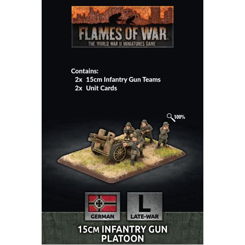 Flames of War: 15cm Infantry Gun Platoon (x2)