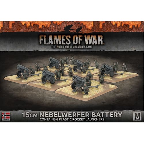 Flames of War: 15cm Rocket Launcher Battery (x6 Plastic)