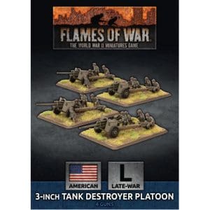 Flames of War: 3 inch Towed Tank Destroyer Platoon (x4)