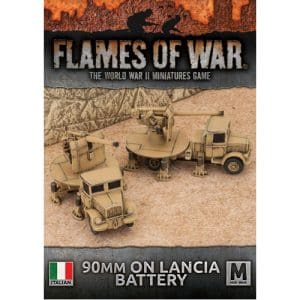 Flames of War: 90mm on Lancia Anti-tank Battery