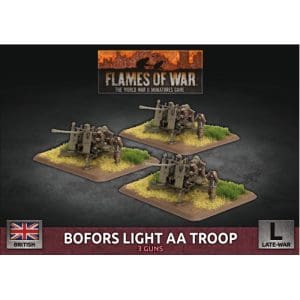 Flames of War: Bofors Light AA Troop (x3 Plastic)