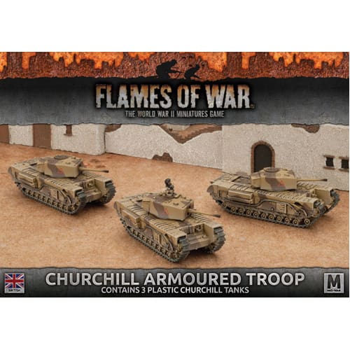 Flames of War: Churchill Armoured Troop