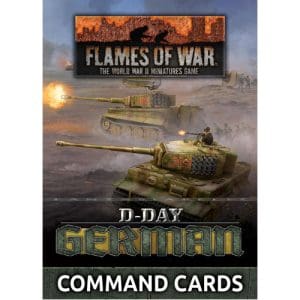 Flames of War: D-Day German Command Cards (x50 cards)
