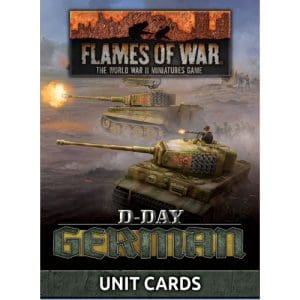 Flames of War: D-Day German Unit Cards (x48 cards)