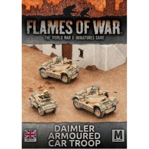 Flames of War: Daimler Armoured Car Troop