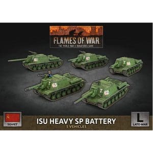 Flames of War: ISU Heavy SP Battery (x5 Plastic)