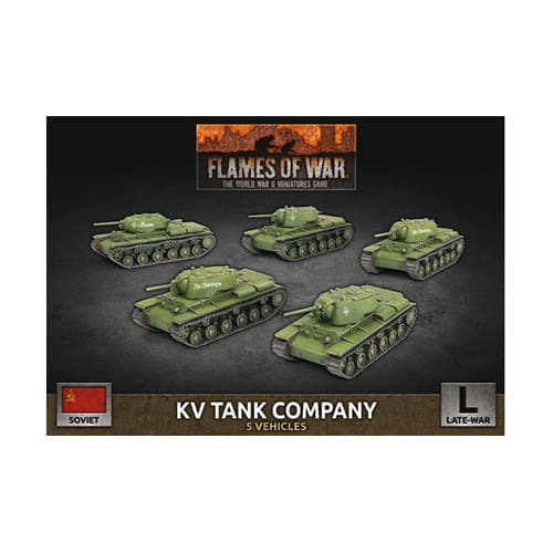 Flames of War: KV-8 Flame-Tank Company (x5 Plastic)