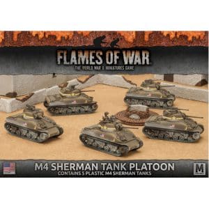 Flames of War: M4 Sherman Tank Platoon