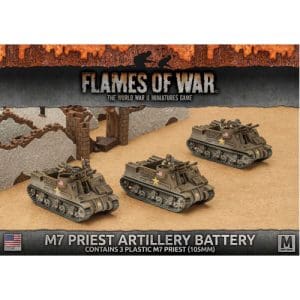 Flames of War: M7 Priest Armored Artillery Battery