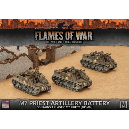 Flames of War: M7 Priest Armored Artillery Battery