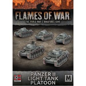 Flames of War: Panzer II Light Tank Platoon