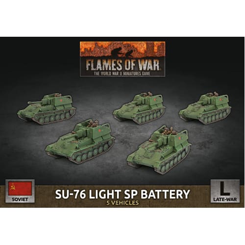 Flames of War: SU-76 Light SP Battery (x5 Plastic)