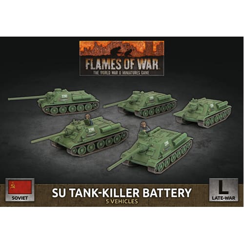 Flames of War: SU Tank-Killer Battery (x5 Plastic)