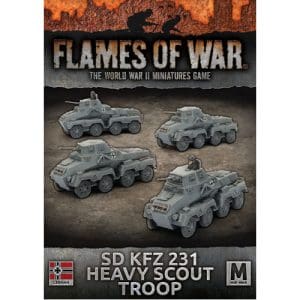 Flames of War: Sd KfZ 223 Heavy Scout Troop