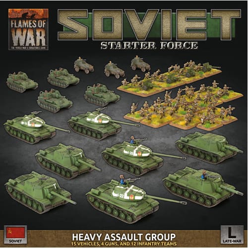 Flames of War: Soviet LW 'Heavy Assault Group' Army Deal (Plastic)