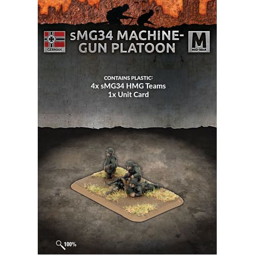 Flames of War: sMG34 Machine-gun Platoon
