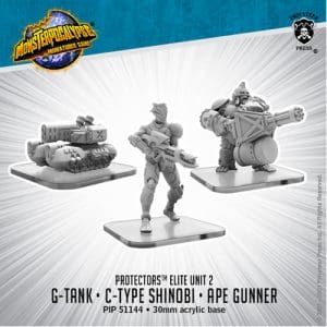 G-Tank, C-Type Shinobi, and Ape Gunner
