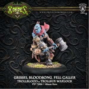 Grissel Bloodsong, Fell Caller Trollblood Trollkin Warlock