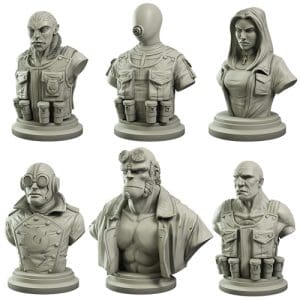 Hellboy Collector's Bust Set