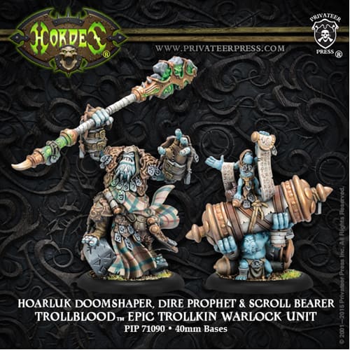 Hoarluk Doomshaper Dire Prophet Trollblood Epic Trollkin Warlock Unit Hoarluk Doomshaper Dire Prophet Trollblood Epic Trollkin Warlock Unit