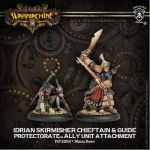 Idrian Skirmisher Chieftain & Guide