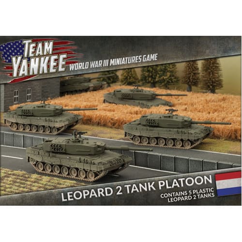 Leopard 2 Tank Platoon (Plastic x5)